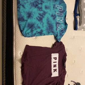 2 PINK T-shirts